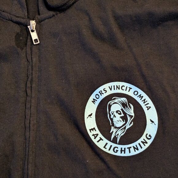 Eat Lighting lightweight zip hoodie XL black - Picture 3 of 3